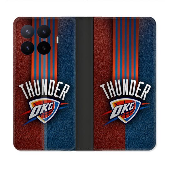 Housse Cuir Portefeuille Pour Xiaomi 17T Basket Oklahoma City Thunder