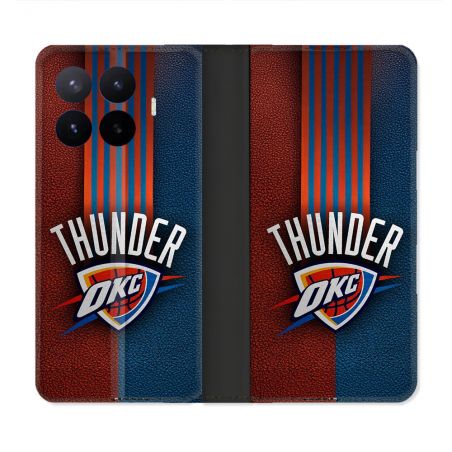 Housse Cuir Portefeuille Pour Xiaomi 17T Basket Oklahoma City Thunder