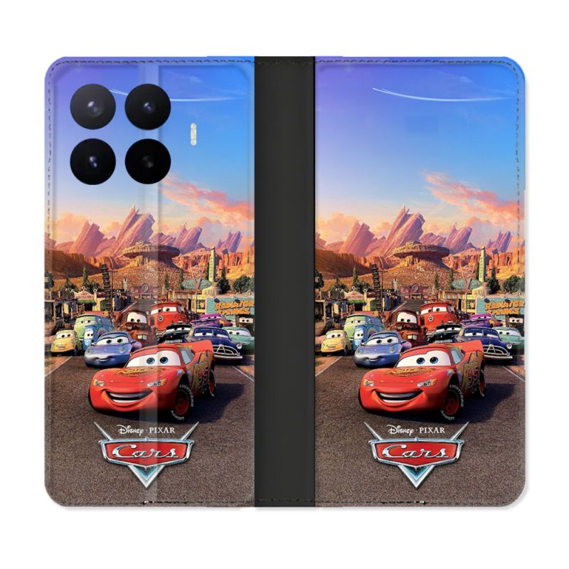 Housse Cuir Portefeuille Pour Xiaomi 17T Cars Affiche