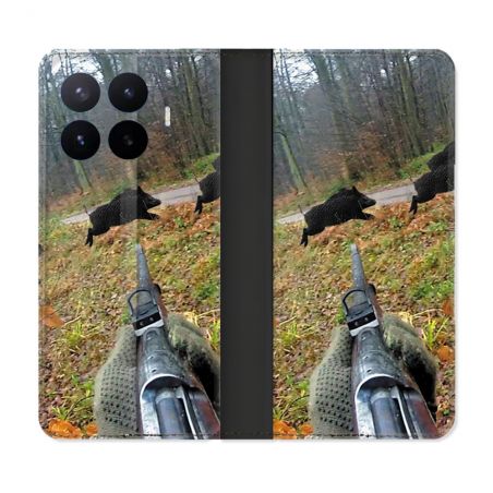 Housse Cuir Portefeuille Pour Xiaomi 17T Chasse Vision Tir