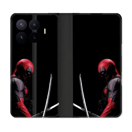 Housse Cuir Portefeuille Pour Xiaomi 17T Deadpool Epee