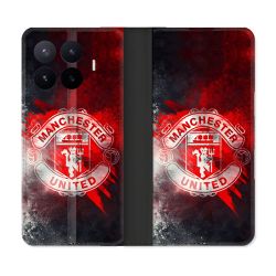 Housse Cuir Portefeuille Pour Xiaomi 17T Foot Manchester United