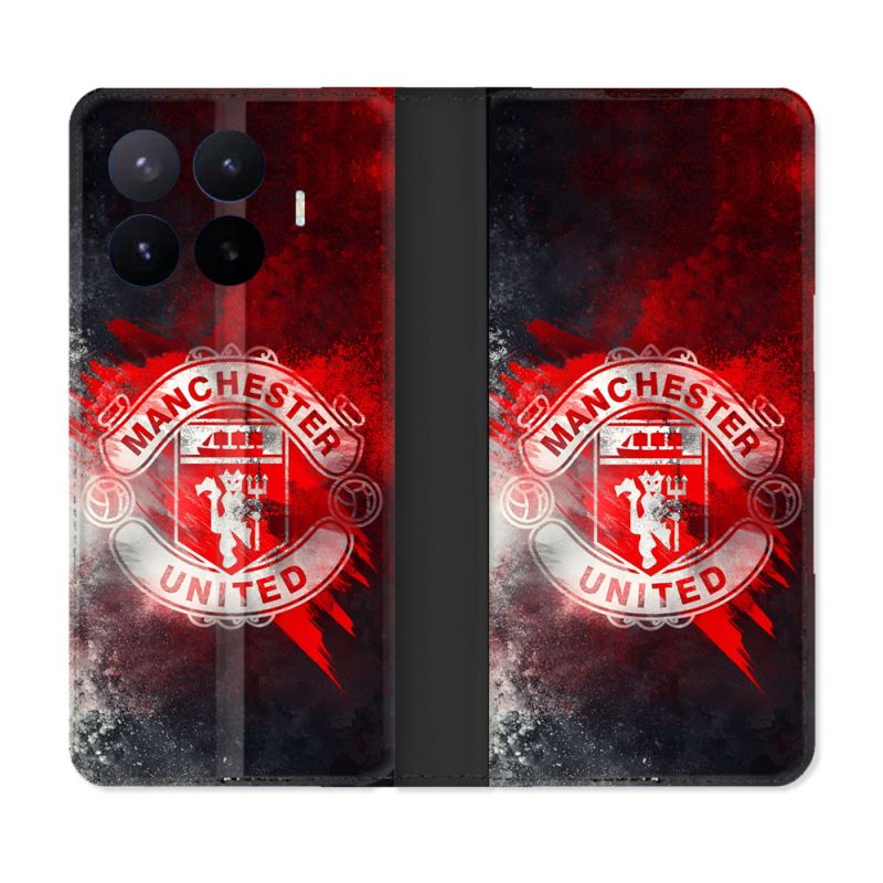 Housse Cuir Portefeuille Pour Xiaomi 17T Foot Manchester United