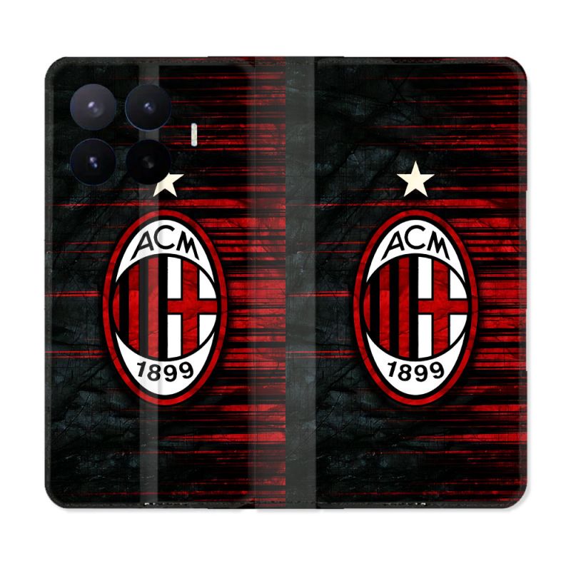 Housse Cuir Portefeuille Pour Xiaomi 17T Foot Milan AC