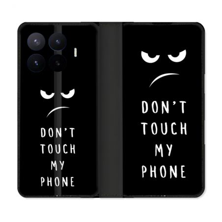 Housse Cuir Portefeuille Pour Xiaomi 17T Humour Don't Touch