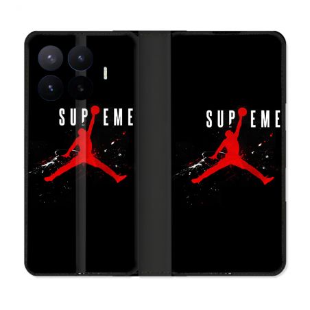 Housse Cuir Portefeuille Pour Xiaomi 17T Jordan Supreme Noir