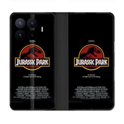 Housse Cuir Portefeuille Pour Xiaomi 17T Jurassic Park Affiche