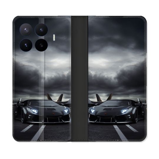 Housse Cuir Portefeuille Pour Xiaomi 17T Lamborghini Avion