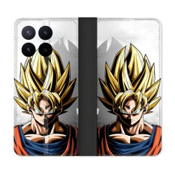 Housse Cuir Portefeuille Pour Xiaomi 17T Manga Dragon Ball Sangoku Portrait