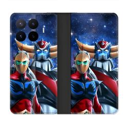 Housse Cuir Portefeuille Pour Xiaomi 17T Manga Goldorak