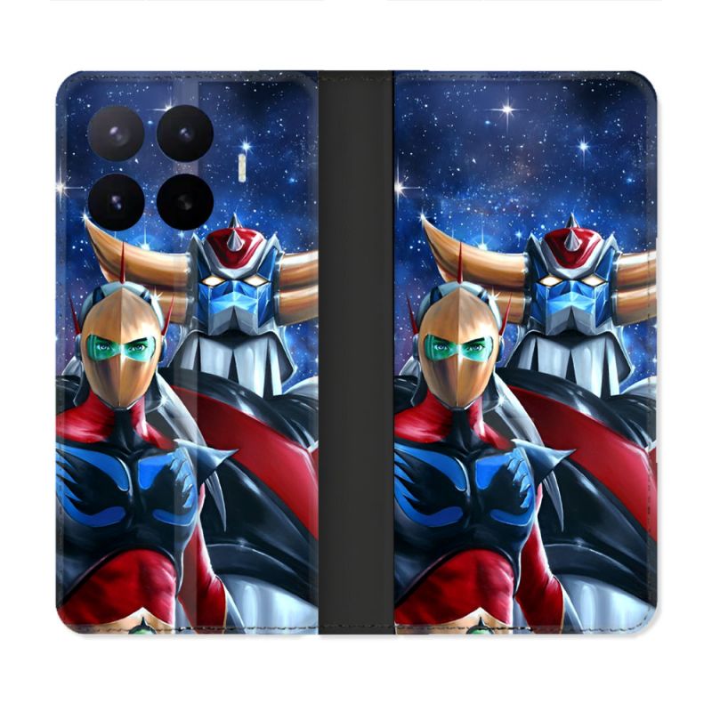 Housse Cuir Portefeuille Pour Xiaomi 17T Manga Goldorak