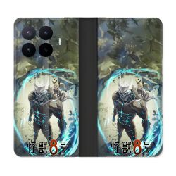 Housse Cuir Portefeuille Pour Xiaomi 17T Manga Kaiju N° 8 Kafka Hibino