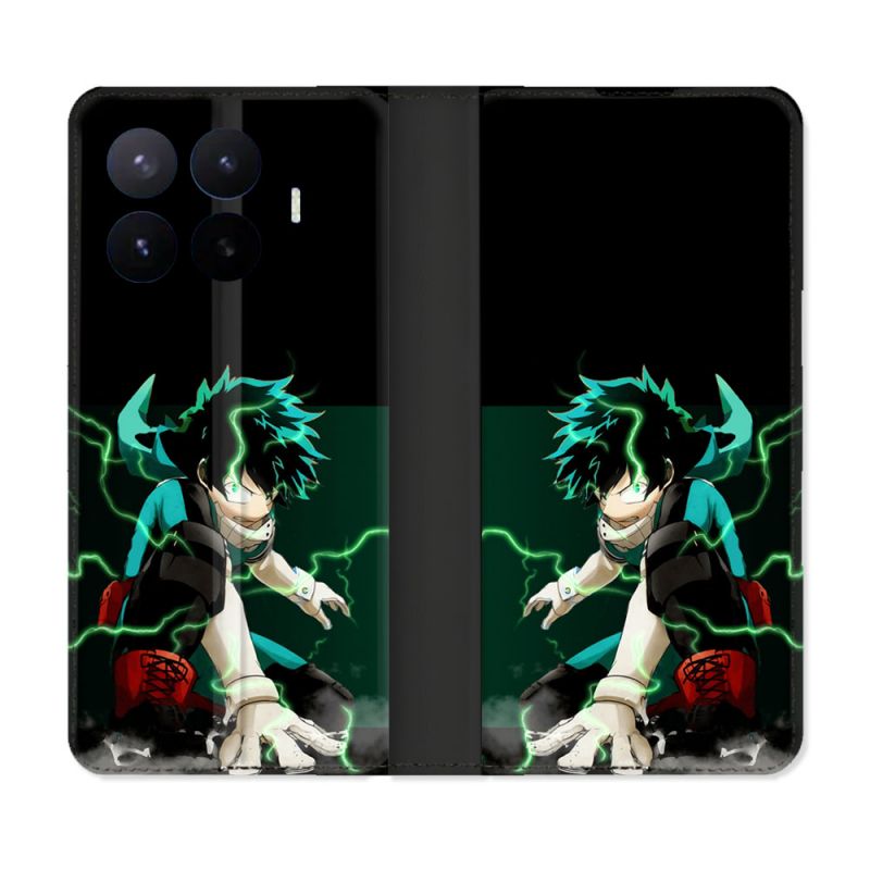 Housse Cuir Portefeuille Pour Xiaomi 17T Manga My Hero Academia Deku