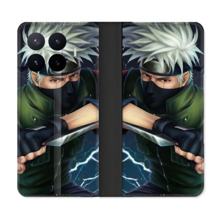 Housse Cuir Portefeuille Pour Xiaomi 17T Manga Naruto Kakashi
