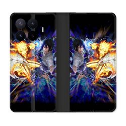 Housse Cuir Portefeuille Pour Xiaomi 17T Manga Naruto VS