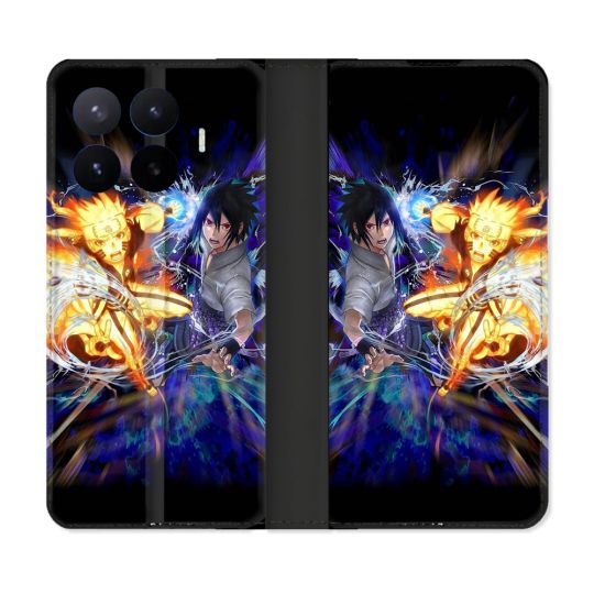 Housse Cuir Portefeuille Pour Xiaomi 17T Manga Naruto VS