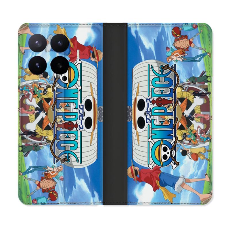 Housse Cuir Portefeuille Pour Xiaomi 17T Manga One Piece Sunny