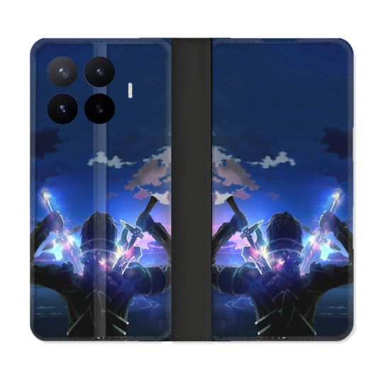 Housse Cuir Portefeuille Pour Xiaomi 17T Manga SAO sword Art Online Epee