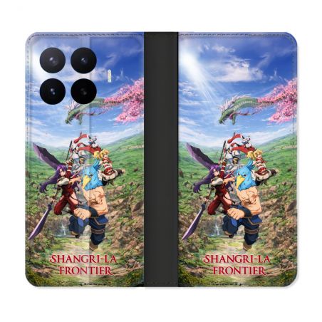 Housse Cuir Portefeuille Pour Xiaomi 17T Manga Shangri La Frontier Affiche