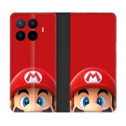Housse Cuir Portefeuille Pour Xiaomi 17T Mario Rouge