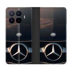 Housse Cuir Portefeuille Pour Xiaomi 17T Mercedes Calendre