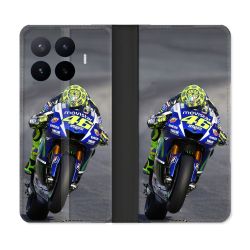 Housse Cuir Portefeuille Pour Xiaomi 17T Moto Course GP Wheeling 46