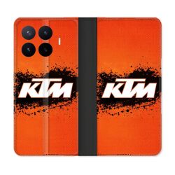 Housse Cuir Portefeuille Pour Xiaomi 17T Moto KTM