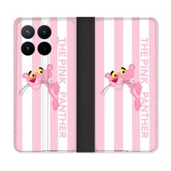 Housse Cuir Portefeuille Pour Xiaomi 17T Panthere Rose