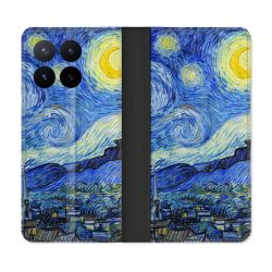 Housse Cuir Portefeuille Pour Xiaomi 17T Peinture La nuit étoilée
