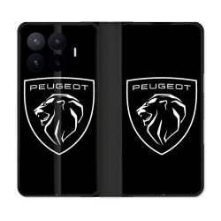 Housse Cuir Portefeuille Pour Xiaomi 17T Peugeot