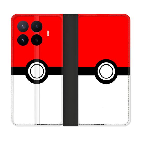 Housse Cuir Portefeuille Pour Xiaomi 17T Pokemon Pokeball