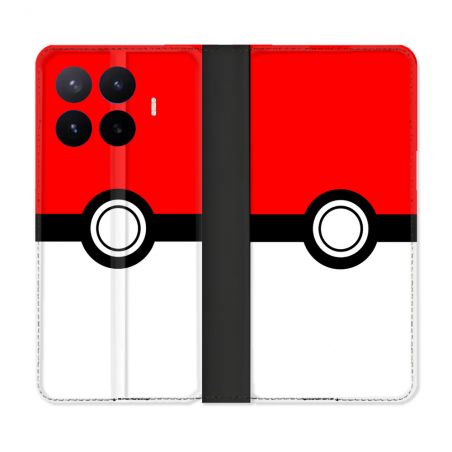 Housse Cuir Portefeuille Pour Xiaomi 17T Pokemon Pokeball