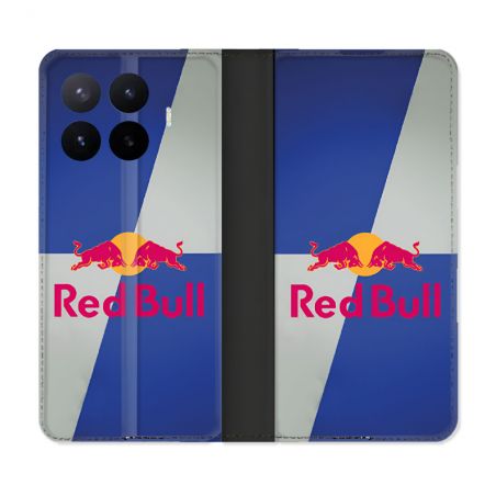 Housse Cuir Portefeuille Pour Xiaomi 17T Red Bull Classique