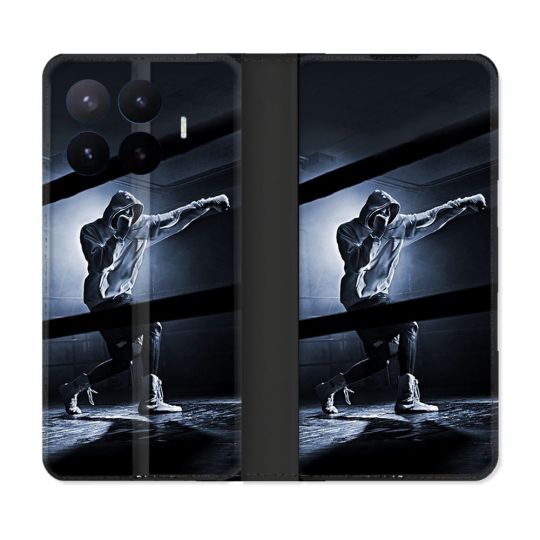 Housse Cuir Portefeuille Pour Xiaomi 17T Sport Boxe Poing