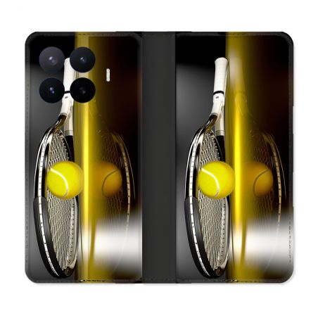 Housse Cuir Portefeuille Pour Xiaomi 17T Sport Tennis Reflet