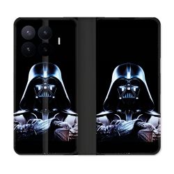 Housse Cuir Portefeuille Pour Xiaomi 17T Star Wars - Dark Vador Noir