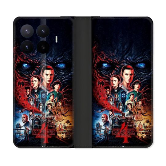 Housse Cuir Portefeuille Pour Xiaomi 17T Stranger Things Affiche 4
