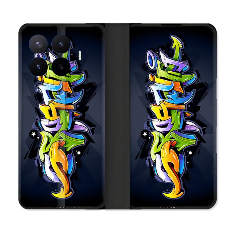 Housse Cuir Portefeuille Pour Xiaomi 17T Street Art Graffiti
