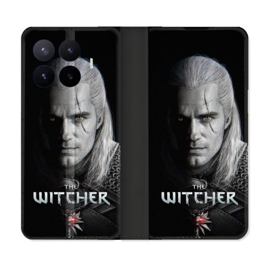 Housse Cuir Portefeuille Pour Xiaomi 17T The Witcher Noir
