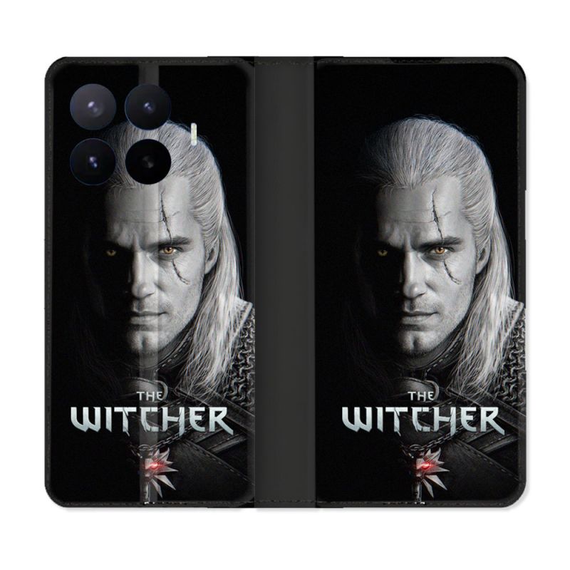 Housse Cuir Portefeuille Pour Xiaomi 17T The Witcher Noir
