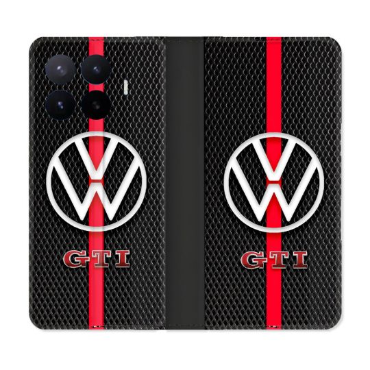 Housse Cuir Portefeuille Pour Xiaomi 17T Volkwagen Line
