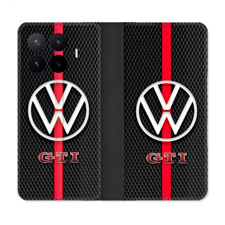 Housse Cuir Portefeuille Pour Xiaomi 17T Volkwagen Line