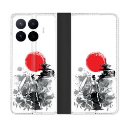 Housse Cuir Portefeuille Pour Xiaomi 17T Voyage Japon Femme
