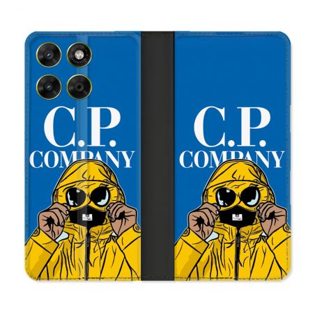 Housse Cuir Portefeuille Pour Motorola Moto G67 / G77 / G87 CP Company