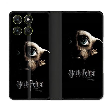 Housse Cuir Portefeuille Pour Motorola Moto G67 / G77 / G87 Harry Potter Hollows Dobby