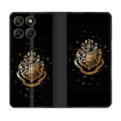 Housse Cuir Portefeuille Pour Motorola Moto G67 / G77 / G87 Harry Potter Poudlard