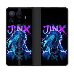Housse Cuir Portefeuille Pour Xiaomi 17T Pro Arcane Jinx Night
