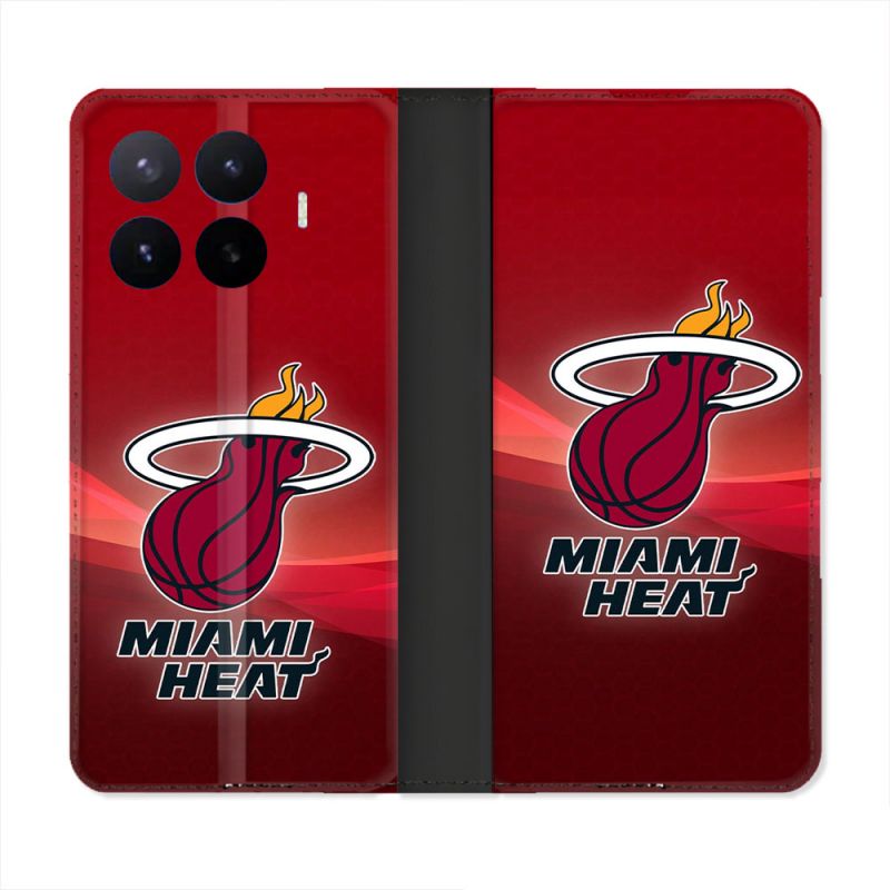Housse Cuir Portefeuille Pour Xiaomi 17T Pro Basket Miami Heat
