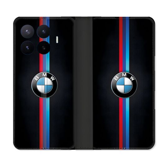 Housse Cuir Portefeuille Pour Xiaomi 17T Pro BMW Logo
