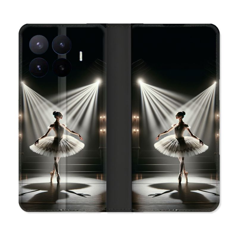 Housse Cuir Portefeuille Pour Xiaomi 17T Pro Danseuse Lumière
